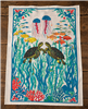 Tea Towel Under Sea Turtle