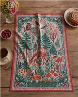 Tea Towel Folk-Art Forest