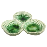 Lotus Pads Ring Tray Ceramic Green