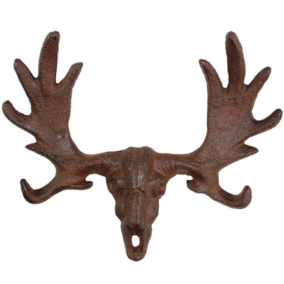 Moose Skull & Antlers Wall Hook
