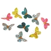 Butterfly Garland Jeweled & Glitter