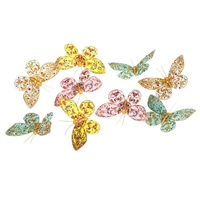 Butterfly Garland Multi Jeweled