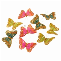 Summer Glitter Butterfly Garland