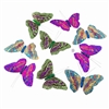 Multi-Glitter Butterfly Garland