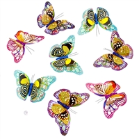 .Fantasy Duo 3D Paper Butterfly Garland