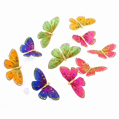 -Spring Colors Butterfly Garland