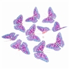 Butterfly Garland Glitter Pinks