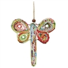 Recycled Magazine Dragonfly Ornament