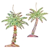 Recycled Magazine Palm Tree Ornament