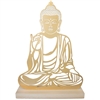 Gold Buddha Laser Cut Figure