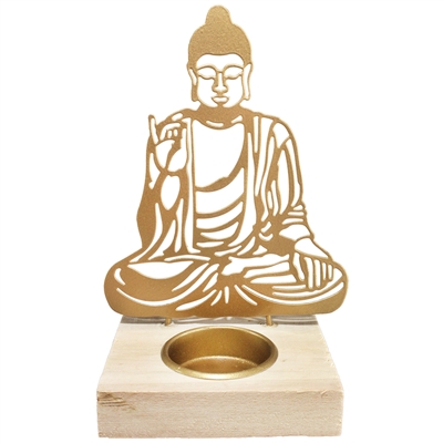 Gold Buddha Tealight Holder