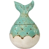 Mermaid Tail Jar Ceramic
