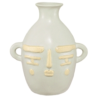 Atzi Face Vase Ceramic