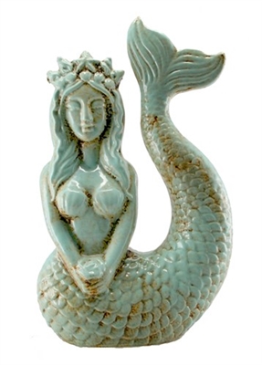 Lena Mermaid Queen Ceramic Statue