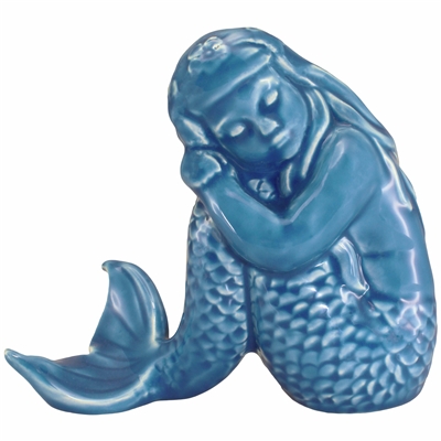 Pierla Mermaid Statue Ocean Blue