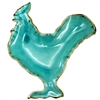 Ronnie Rooster Plate Ceramic