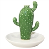 Blooming Cactus Ring Holder Tray