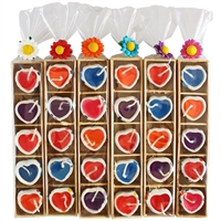 Candle Hearts in Tray
