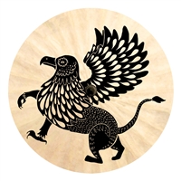 Scandi Griffin Natural Paper Parasol