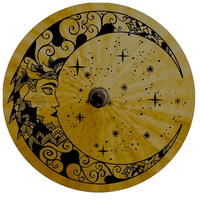 Boho Moon Oil Paper Parasol