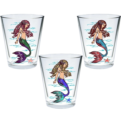 Mermaid Water Shot Glass